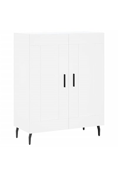 vidaxl Servantă, alb, 69,5x34x90 cm, lemn compozit