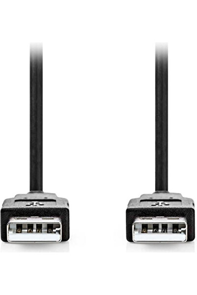 Nedis Καλώδιο USB 2.0 3μ Αρσενικό Α Ασημί (CCGL60000BK30)