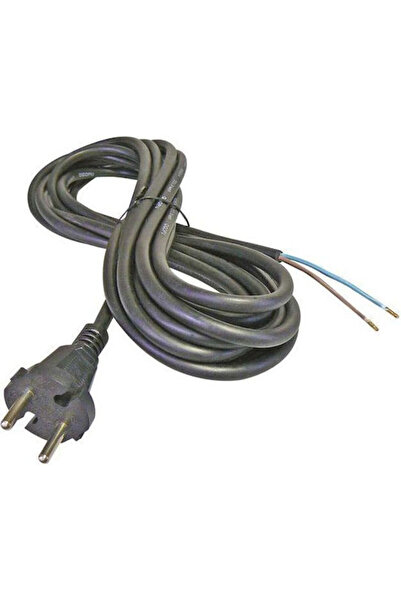 goobay Καλώδιο τροφοδοσίας με διατομή 3x0.75mm² σε μαύρο χρώμα, 2μ, 3 τεμάχια