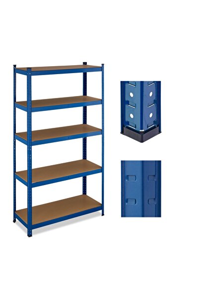 Relaxdays Metal storage shelf by Relaxdays, 180 x 100 x 40 cm, 5 shelves, Met...