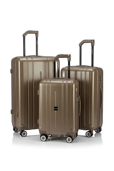 LUGGAGEMARKETİM طقم حقائب سفر من تريكلاين مكون من 4 قطع، موديل N 001 - مقاسات...