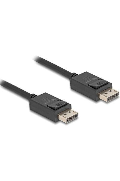 DELOCK Καλώδιο DisplayPort αρσενικό - DisplayPort αρσενικό 1μ Μαύρο (80492)