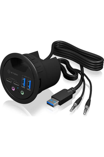 ICY BOX Διανομέας USB 3.0 4 θυρών με σύνδεση USB-A Κωδικός: IB-HUB1403B