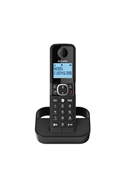 Alcatel F860 Cordless Phone, LCD, Black