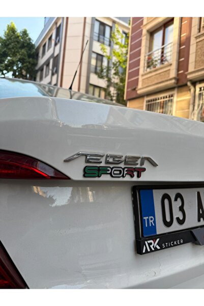 Ark Sticker İtalyan Sport Yazısı 2 Adet 3D Baskı