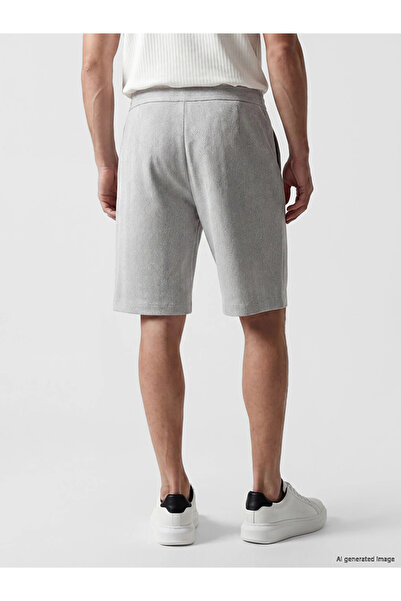 LC Waikiki Gray Regular Fit Men's Shorts