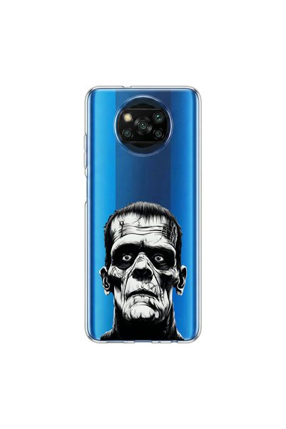 PPKin Poco X3 Nfc Compatible Horror 6 Design Transparent Case