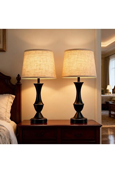 sharpdo Simple and innovative American table lamp for warm decor, touch-opera...