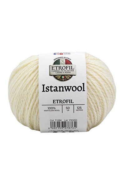 Etrofil Istanwool pređa za pletenje vanila 100% turska vuna 50g 125m (71084)