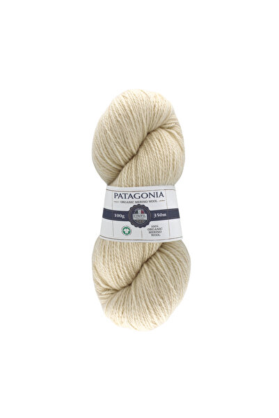 Etrofil Patagonia pređa za pletenje krem boje 100% organska merino vuna 100g ...