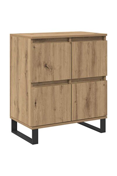 vidaxl Bufet Stejar Artizanal 60 x 35 x 70 cm