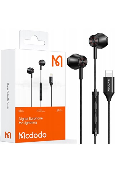 Mcdodo Wired Earphones With Microphone For Lightning Iphone 13 14