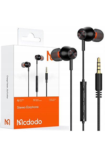 Mcdodo Wired In-Ear Headphones For Phone With Mini Jack Microphone