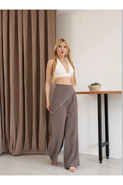 FEMİNEER.com Flor detaylı liyosel pantolon
