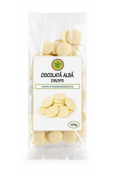 Natural Seeds Product Ciocolata alba drops 100g