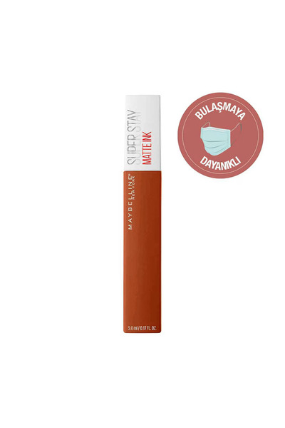 Maybelline New York Superstay Mat Ink City Edition Likit Mat Ruj No: 135 Glob...