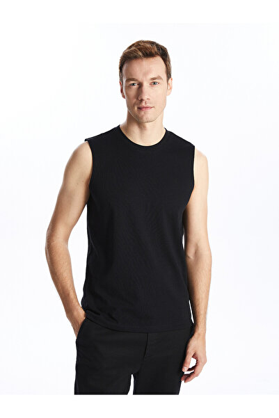 LC Waikiki Nevavm with Difference Oval Collar Men's Sleeveless T-Shirt