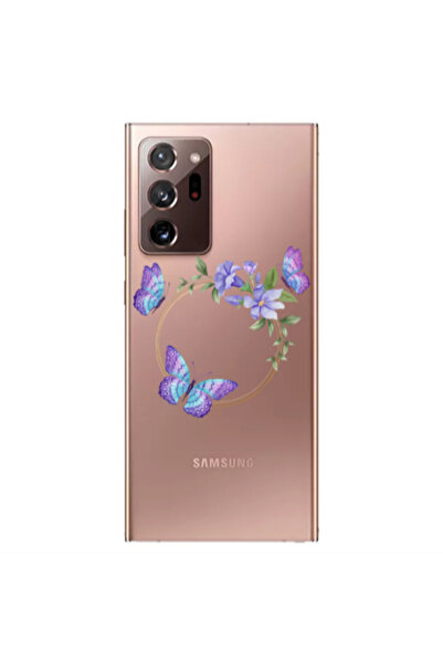 Other Samsung Note 20 Ultra Butterfly on the ring Transparent Silicone TPU Θήκη