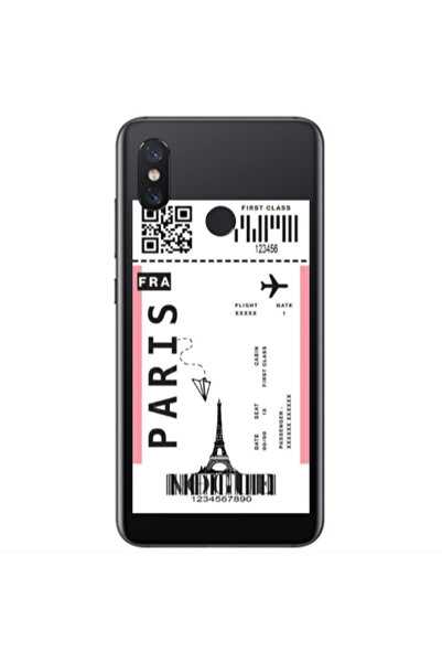 Other Xiaomi Mi A2 Lite Paris FRA Transparent Silicone TPU Θήκη