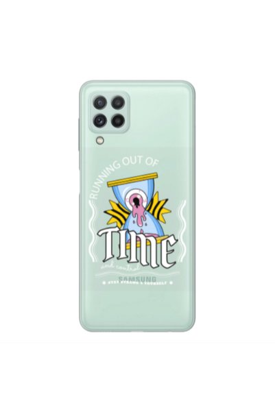 Other Samsung A22 4G Running out of time Transparent Silicone TPU Θήκη