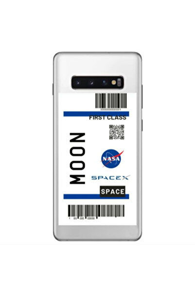 Other Samsung S10 Plus Moon spacex Transparent Silicone TPU Θήκη