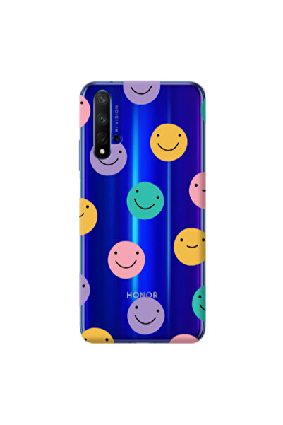 Other Huawei Nova 5 T Colorful smiles Transparent Silicone TPU Θήκη