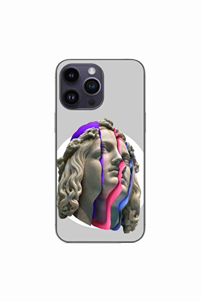 OEM Husa compatibila cu Apple iPhone 14 Pro Max Silicon Gel Tpu Model Neon Ruins