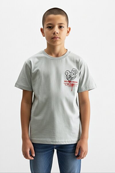 Toontoy Tricou cu mânecă scurtă și imprimeu pentru băieți 24993
