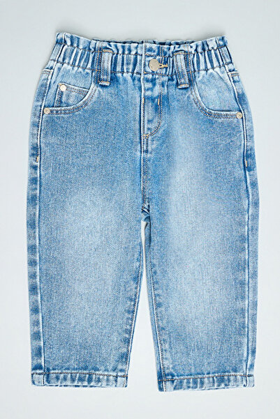 R&B Faded Regular Fit Jeans with Button Closure