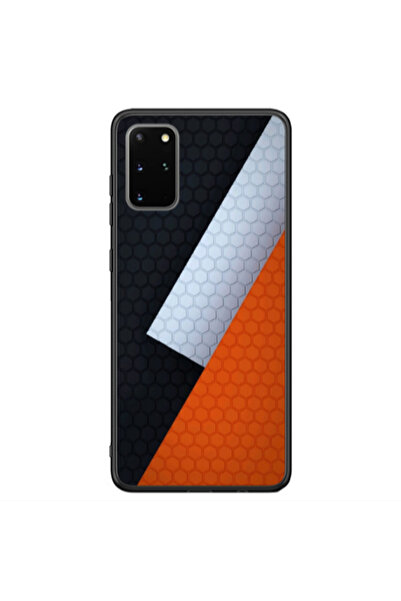 Other Samsung S20 Coated hexagon Black Glossy Θήκη