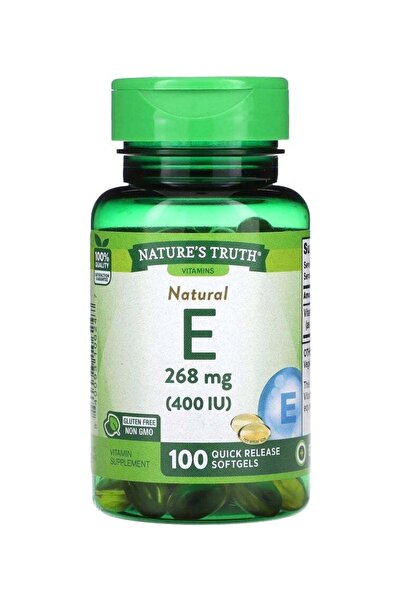 Nature's Truth Natural E 268 mg (400 IU) 100 Quick Release Softgels