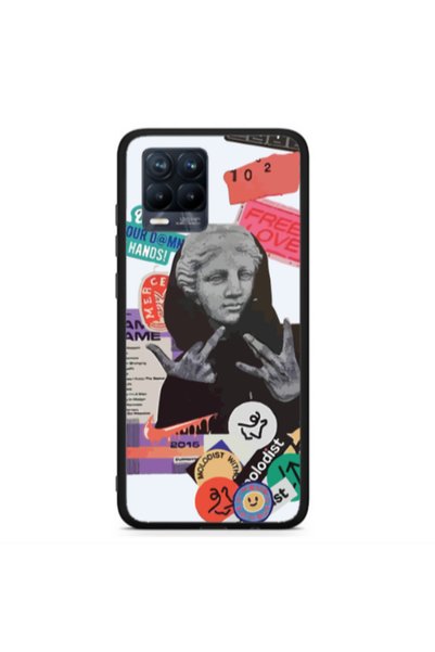 Other Realme 8 Free love Black Glossy Θήκη