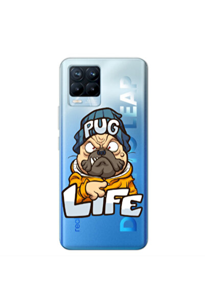 Other Realme 8 Pro Pug Life 2 Transparent Silicone TPU Θήκη