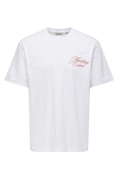 Only & Sons Men's Printed Relaxed Fit T-Shirt - Fred