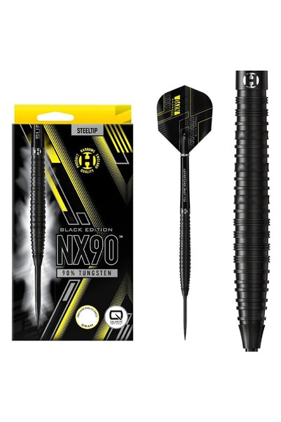 Harrows NX90 Black Edition Quick Point %90 Tungsten Dart Oku