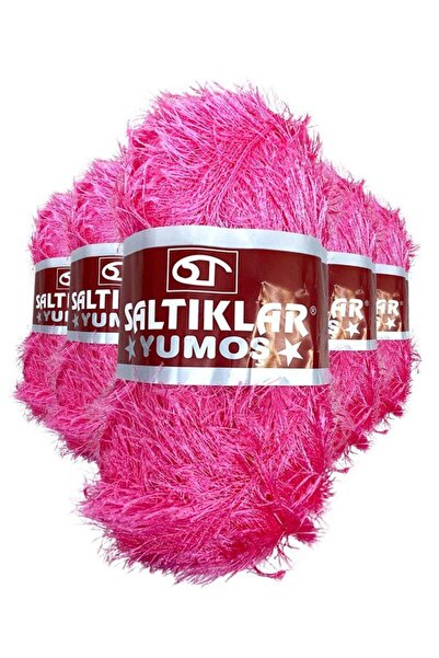 Mestore 5 Pieces of Yumoş Bearded Hand Knitting Yarn Wool 16