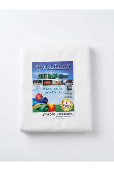 Çadır Dünyası Kamp Ekipmanları Çadır Dünyası 3x5 Metre Çok Amaçlı Koruma Bran...
