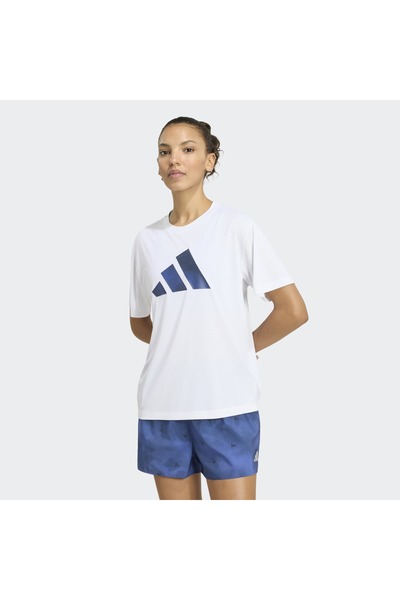 adidas تي شيرت رياضي نسائي من Run Ess Bl T W KG3257