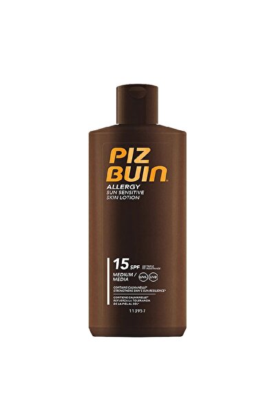 Piz Buin Loțiune de protecție solară pentru alergice, SPF 15, 200 ml