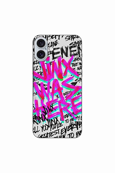 OEM Husa compatibila cu Apple iPhone 16 Plus Silicon Gel Tpu Model Jinx Was Here