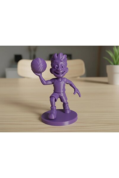 OEM Basketball Player Figurine Cartoon Style Sports Office Decor