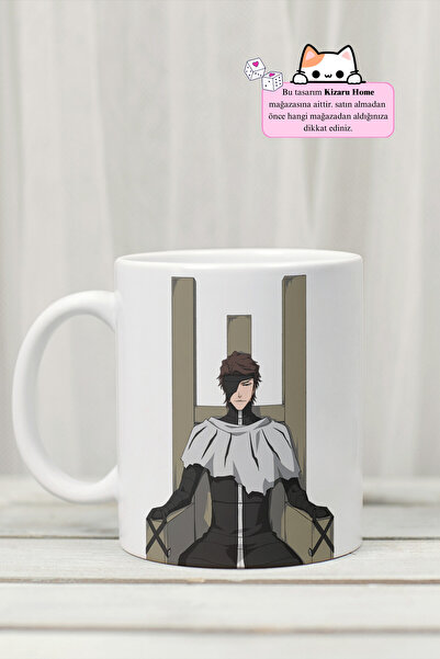 Kizaru Home Bleach - Sosuke Aizen Anime Tasarım Baskılı Porselen Kupa Bardak