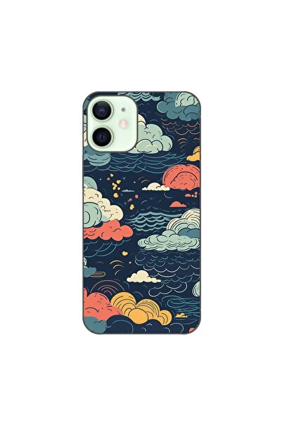 OEM Husa compatibila cu Apple iPhone 12 Mini Silicon Gel Tpu Model Mystic Nig...