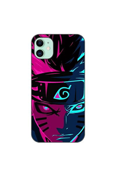 OEM Husa compatibila cu Apple iPhone 11 Silicon Gel Tpu Model Naruto Purple S...