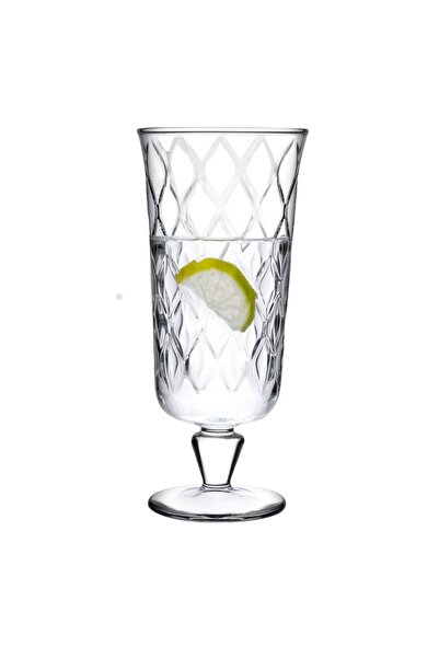 Paşabahçe Large Cocktail Glass with Footed Base, Soft Drink Glass, 445 Cc, Se...