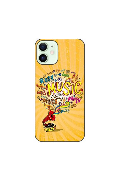 OEM Husa compatibila cu Apple iPhone 12 Mini Silicon Gel Tpu Model Muzica la ...