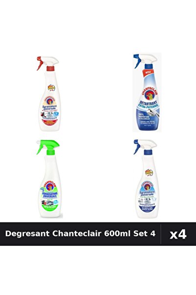 Chanteclair Set 4 Degresant Universal 600ml - Marsilia, Lămâie, Bicarbonat + ...