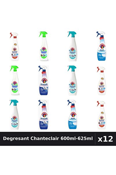 Chanteclair Set 12 Degresant Universal 600ml-625ml - Marsilia, Lamaie, Anti-M...