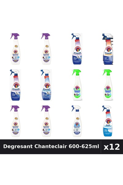 Chanteclair Set 12 Degresant Universal 600-625ml - Lavanda, Lamaie, Mosc, Bic...