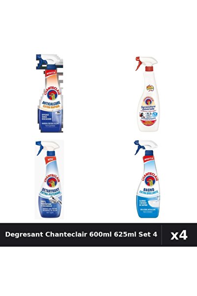 Chanteclair Set 4 Degresant Universal 600ml 625ml - Anticalcar, Marsilia, Str...